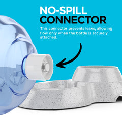 NATIKON one-gallon pet waterer in use for dogs and cats