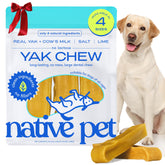 Native Pet yak-cheese-himalayan-dog-chews-pack: long-lasting dental chews for large dogs.