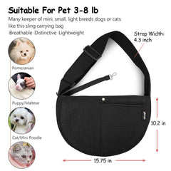 NATUYA safety hook clips to pet collar to keep your pup secure.