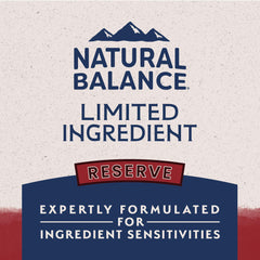 Ingredients chart showcases bison protein and fiber sources.