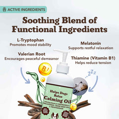 Natural Dog Company Calming Oil with Melatonin supports soothing nerves