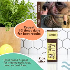 Natural Dog Company Powerhouse Bundle Pawtection Balm stick protects paws from harsh elements.