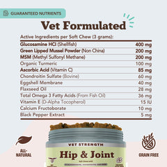 Natural Dog Company Vet Strength green-lipped mussel ingredient supports joint comfort