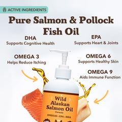 Natural Dog Company salmon oil on meals boosts flavor and nutrition for picky eaters.