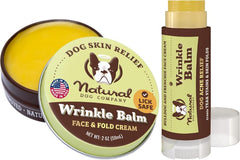 Natural Dog Company wrinkle balm bundle packaging for convenient at-home dog skin care.