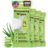 Natural Dog Company XL grooming wipes for paws, face, and ears provide gentle, quick cleanups.