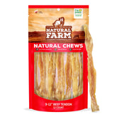 Natural Farm extra-thick beef tendons—close-up chew texture supporting joint-friendly chewing.