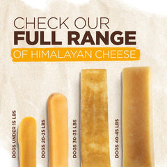 Natural Farm Himalayan Yak Cheese Chews closeup texture shows durable chew.