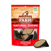 Natural Farm: hueso de vaca relleno de pollo, doble textura para masticar.