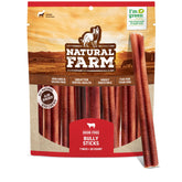 Natural Farm odor-free bully sticks 7-inch bag front view for training rewards.