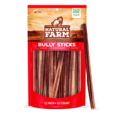 Natural Farm Odor-Free Bully Sticks pack ready for training rewards