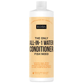 Natural Rapport Aquarium Water Conditioner bottle pour shows one-step dosing for safer water