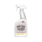 Natural Rapport Bird Cage Cleaner bottle front shows plant-based formula safe on cages and accessories