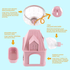 Nature Ann 4 in 1 water bottle pink No-Drip design helps stay hydrated without mess