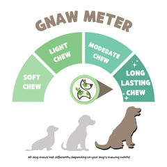 Nature Gnaws Large Bully Sticks dog-chewing action calms and satisfies dogs