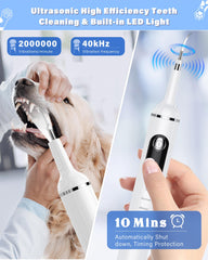 Nature Nerds high-frequency vibration cleans plaque and tartar effectively