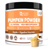 Nature Target Pumpkin topper with scoop for dogs — gentle digestion support.