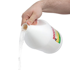 Nature's Miracle urine destroyer bottle pour shows targeted application for tough pet stains.