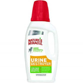 Nature's Miracle Urine Destroyer bottle pour for quick odor control