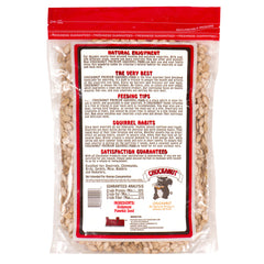 Nature's Nuts Chuckanut Premium Squirrel Food serving tray demonstrates easy feeding.