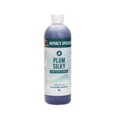 Nature's Specialties Plum Silky bottle shows ultra concentrated formula for grooming.