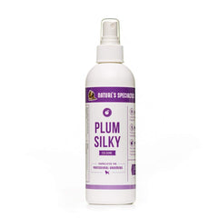 Nature's Specialties Plum Silky Dog Cologne bottle ready to use for long-lasting pet fragrance.