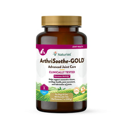 NaturVet ArthriSoothe-GOLD Level 3 chewable tablets promote joint comfort during play