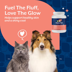 NaturVet Brewer's Dried Yeast Vitamin Fortified Bottle highlights added B vitamins and Vitamin C.