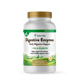 NaturVet Digestive Enzymes Plus Probiotics soft chews bottle for gentle canine digestion support