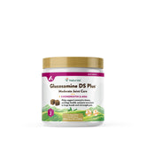 NaturVet Glucosamine DS Plus Level 2 bottle label signaling joint support for active dogs and cats.