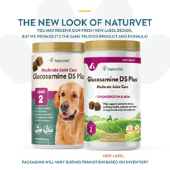 NaturVet Glucosamine DS Plus soft chews close-up highlighting tasty texture for pets.