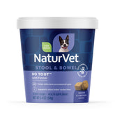 NaturVet No Toot Gas Aid packaging shows 70 soft chews for dogs, gas relief.