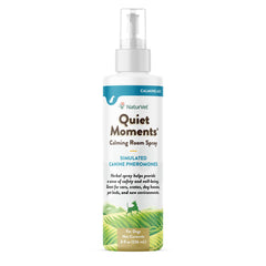 NaturVet Quiet Moments, botella-calma para perro, ayuda a crear un ambiente relajante.