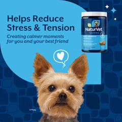 NaturVet Quiet Moments closeup chews texture ideal for easy administration.