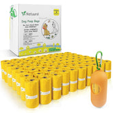 Natuural dog poop bags 1050 counts ready for daily outdoor walks