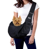 NATUYA Pet Dog Sling Carrier waterproof material enables weather-ready outdoor trips.