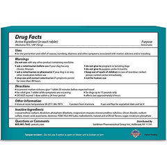 NausX tablets closeup shows small, odor-free pills for easy swallowing.