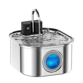 NautyPaws wireless design cat water fountain showing flexible placement options for hydration