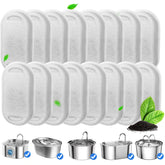 NautyPaws cat fountain filters 16-pack ready for easy hydration.