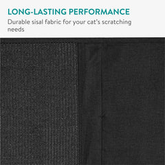 Navaris cat scratch sofa protector-black-design complements dark sofas in modern interiors