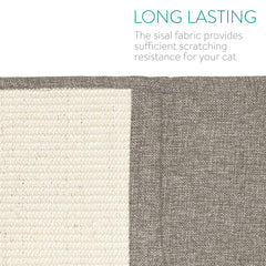 Navaris-natural-sisal-material-texture showcases eco-friendly, long-lasting scratching surface.
