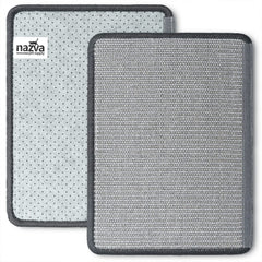 NAZVA Cat Scratcher Mat 16x12 front view shows durable natural sisal ideal for aggressive scratchers