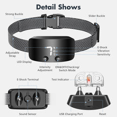 NBJU bark collar sensor activation demonstrates quick detection with reduced false triggers.