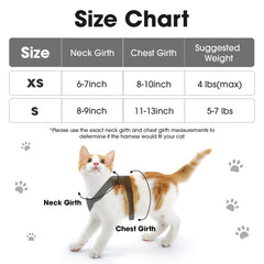 NCMAMA escape-proof cat harness provides 360-degree wrap for secure daily outings.