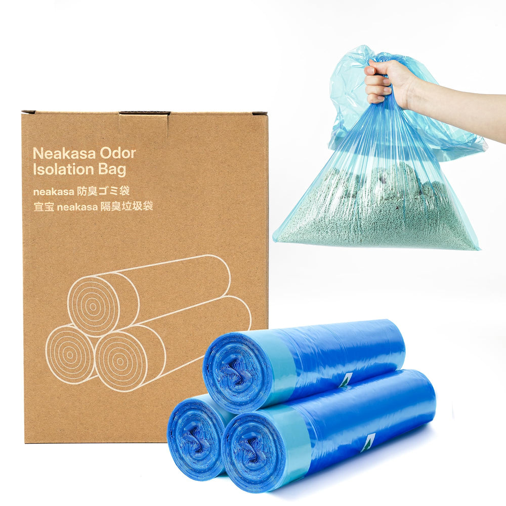 Neakasa XXL refill bags package, three rolls, year-long supply.