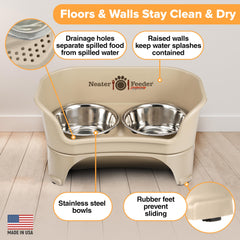 Neater Feeder Express 7-cup bowls ready for medium to large dogs