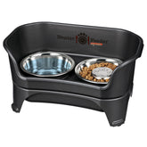 Neater Feeder Express elevated-dog-feeder keeps meals tidy for medium to large dogs.