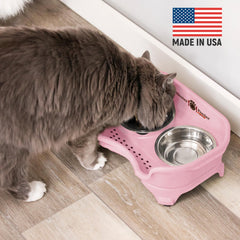 Neater Feeder Express elevated feeder at 2.75 inches for comfortable dining
