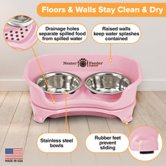 Neater Feeder Express stainless steel dishes for food and water and easy cleaning