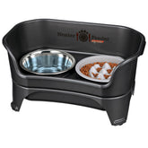Neater Feeder Express stand keeps elevated bowls organized and mess-free.